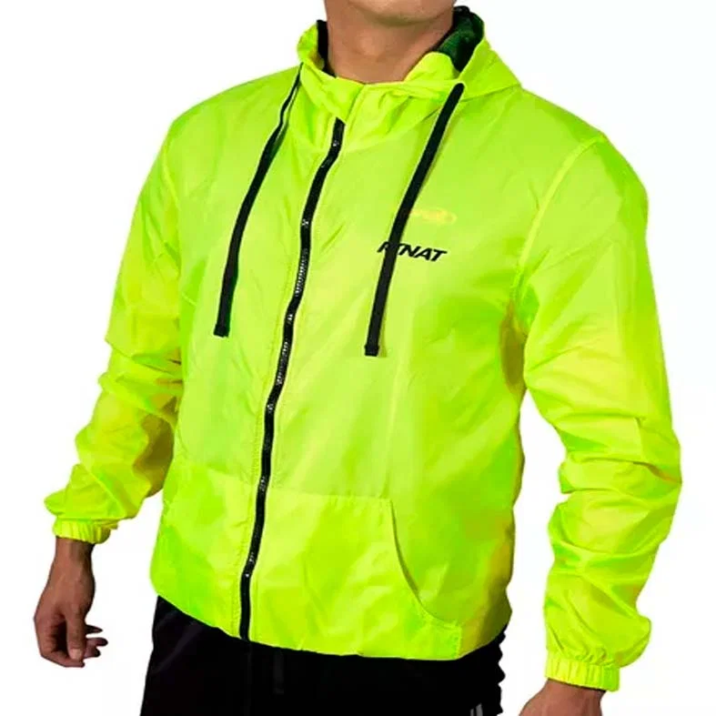 CHOMPA ROMPEVIENTOS AMARILLO NEON